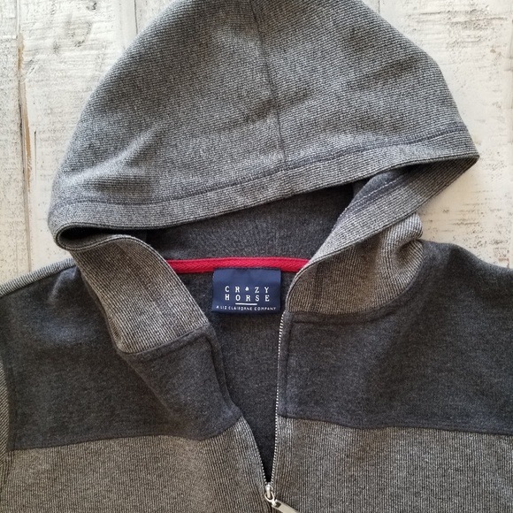 Crazy Horse Liz Claiborne Zip Up Hood Jacket - Picture 3 of 8